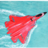 RC Plane SU35 2.4G With LED Lights Aircraft Remote Control Flying Model Glider Airplane SU57