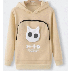 Alternative view of Cat Lover Hoodie Cuddle Pouch - Perfect Pet Gift