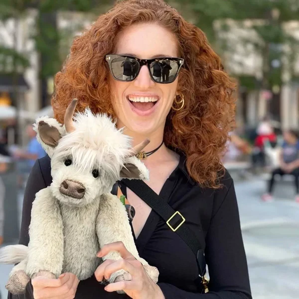 Scottish Handmade Highland Cattle Plush Toy - Image 3