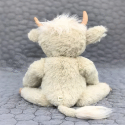 Alternative view of Scottish Handmade Highland Cattle Plush Toy