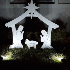 Alternative view of Holy Night Outdoor Christmas Nativity Set