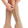 Zippered Compression Socks Support Stockings 20-30 mmHg