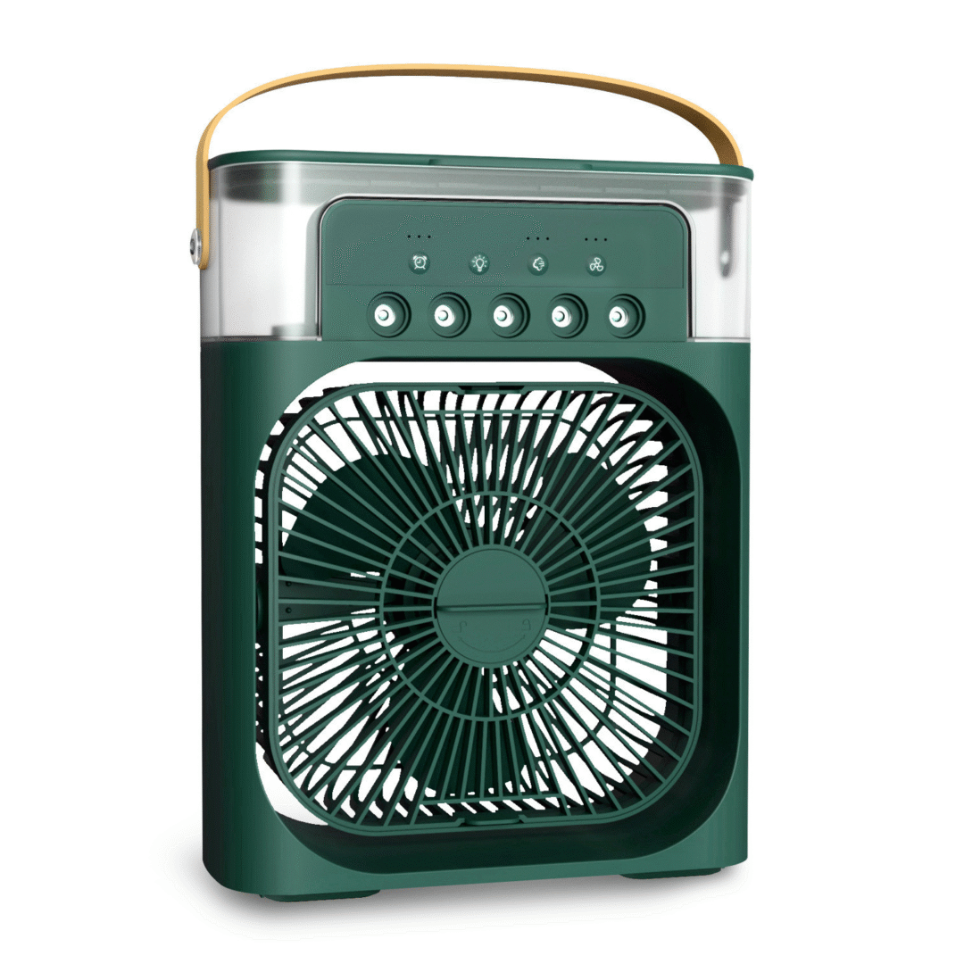 Spray Small Fan Five Hole Humidification Small Refrigeration Air Conditioner Mini Fan Water Cooled Silent Air Cooler - Image 6