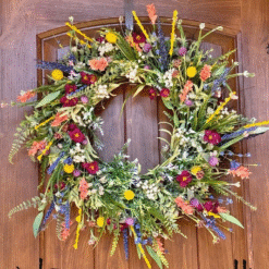 Texas Wildflower Wreath