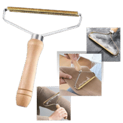Wooden pet hair Remover