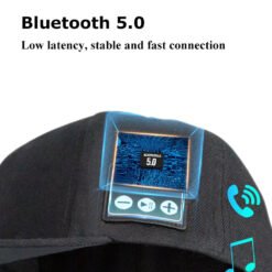 Alternative view of Bluetooth Speaker Baseball Cap – Wireless, Waterproof, and Stylish