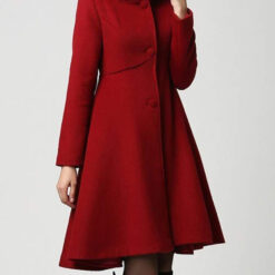 Plain Coat with Simple Button