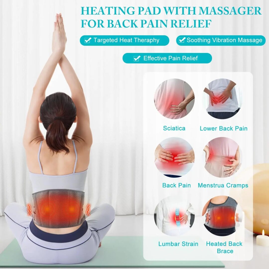 Heating Pad And Lower Back Massager - Image 4