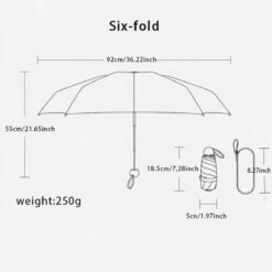 travel umbrella compact lightweight portable automatic strong waterproof folding umbrellas with 6 rib reinforced auto open close ammpoure wellbeing 487260