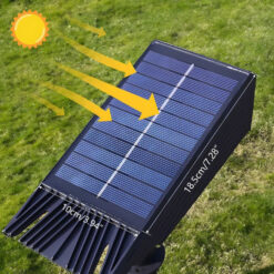 waterproof led solar multi zoom spot light landscape lighting rgb 164437
